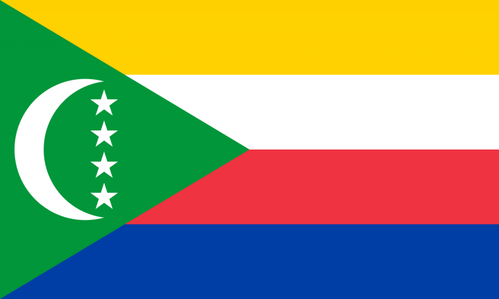 Comoros map